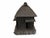 Metal Antique Japanese Cast Iron House Lantern Oil Lamp 4-Door Signed Kyojiro For Sale - Image 7 of 10