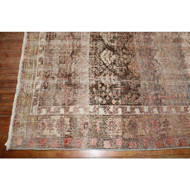An early 20th distressed Persian Kurd Rug in Rustic Tones Details rug no. j2801 size 6' 9" x 19' 8" (206 x 599 cm)
