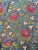 Blue Blue Silk Suzani Wall Decor With Red Pomegranates For Sale - Image 8 of 10