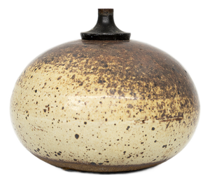 Danish Ceramic Oil Lamp by Aage Würtz, 1960s