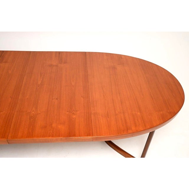 Danish Vintage Teak Dining Table by Johannes Andersen, 1960 For Sale - Image 9 of 11