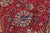 Retro Persian Tabriz Red/Beige Wool Rug - 9'11'' X 13'2'' For Sale In New York - Image 6 of 10