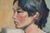 Jacques van Loock, Portrait of a Sitting Woman, Oil on Canvas, 1950s For Sale - Image 7 of 12
