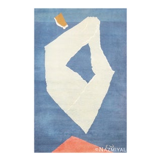 Nazmiyal Collection Vintage Abstract Art Rug For Sale