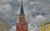 Realism Moscow Landscape Antique Oil Painting Original Soviet Art Ukrainian Artist Sandyrev I. 80-130 1970s For Sale - Image 3 of 6