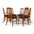 Young Manufacturing Vintage Mid Century Modern Set of 6 Tapered Ladder Back Dining Chairs For Sale In New York - Image 6 of 8