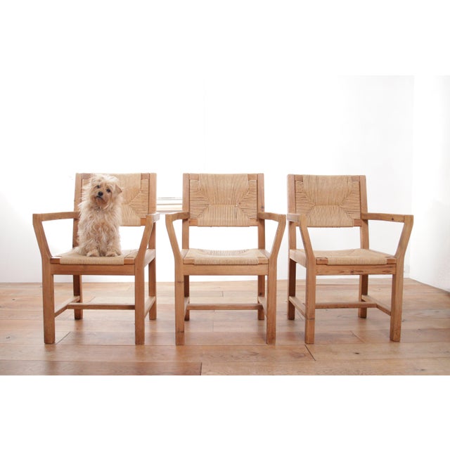 Vintage Danish Dining Chairs in Papercord by Tage Poulsen, 1974, Set of 4 For Sale - Image 11 of 18