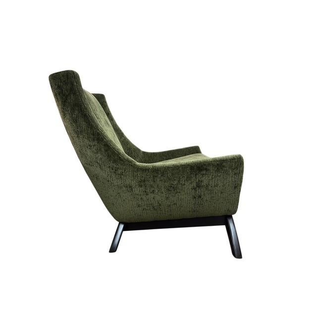 Sherrill Furniture Mid-Century Wingback Chair For Sale - Image 4 of 7