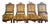 Set of 4 Antique Late 19 Century Eastlake Parlor Dining Chairs For Sale