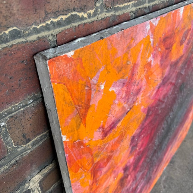 Abstract Large Abstract Expressionist Painting For Sale - Image 3 of 12