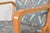 Brown Loewenstein Modern Bent Beechwood Sled Leg Lounge Chairs, Set of Four For Sale - Image 8 of 14