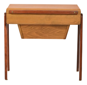 Scandinavian Teak and Oak Table, 1950s