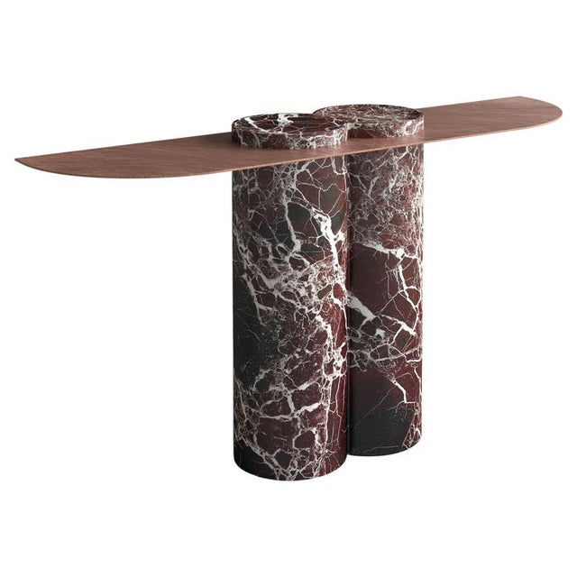 Jumbo Rosso Levanto Console Table by Etamorph For Sale - Image 6 of 6