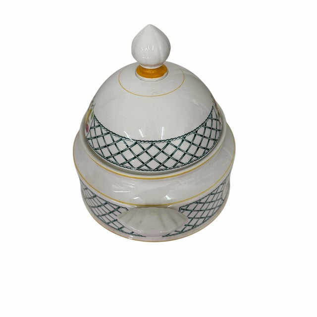 Villeroy & Boch Vintage 1990s Villeroy & Boch Basket Lidded Chowder Soup Tureen For Sale - Image 4 of 8