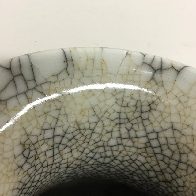 Vintage Chinese Crackle Vase For Sale - Image 9 of 11