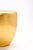 Contemporary Small Satin Varnish Yellow Gold Leaf Side Table by Reda Amalou Design For Sale - Image 3 of 11