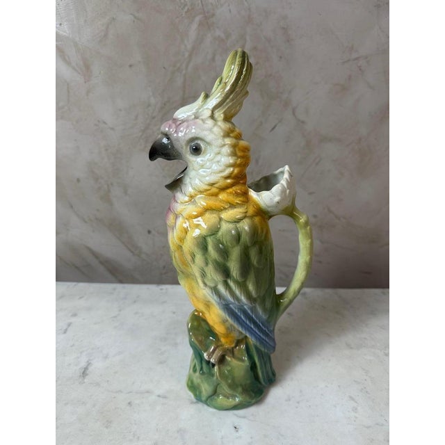 Vintage Earthenware Pitcher, 1920 For Sale - Image 10 of 12