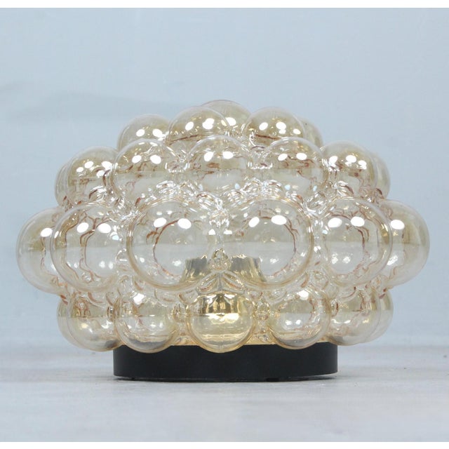 Large "Bubble" ceiling light by Helena Tynell for Limburg, Glass & Metal, Germany, 1960s. Good condition. Helena Tynell...