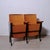 Two-Seater Cinema Armchair Bench in Numbered Two-Tone Wood, 1960s For Sale - Image 5 of 18
