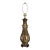 Mid 20th Century Chinese Cloisonne Brass Vase Table Lamp With Figural and White Elephant Decoration For Sale
