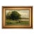 Cows in a Landscape 7x11" Framed Pastoral Oil Painting Print on Canvas For Sale