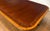 Traditional Multi-Banded Mahogany Dining Table by Leighton Hall - Showroom Sample For Sale - Image 12 of 18