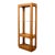 Oak Vintage Bookshelf With Glass For Sale