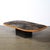 Dark Gray Mid-Century Tessellated Slate & Bronze Inlay Cocktail Table by v Ramburrem For Sale - Image 8 of 18