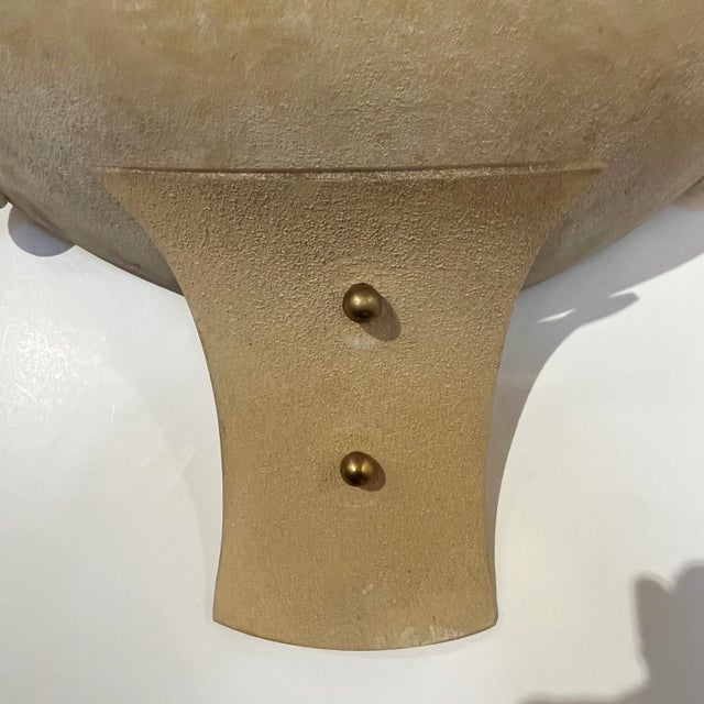 1940s Italian Pair of Art Deco Design Scavo Golden Murano Glass Sconces For Sale - Image 11 of 11