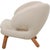 Pelikan Chair in Beige Fabric by Finn Juhl For Sale - Image 4 of 13