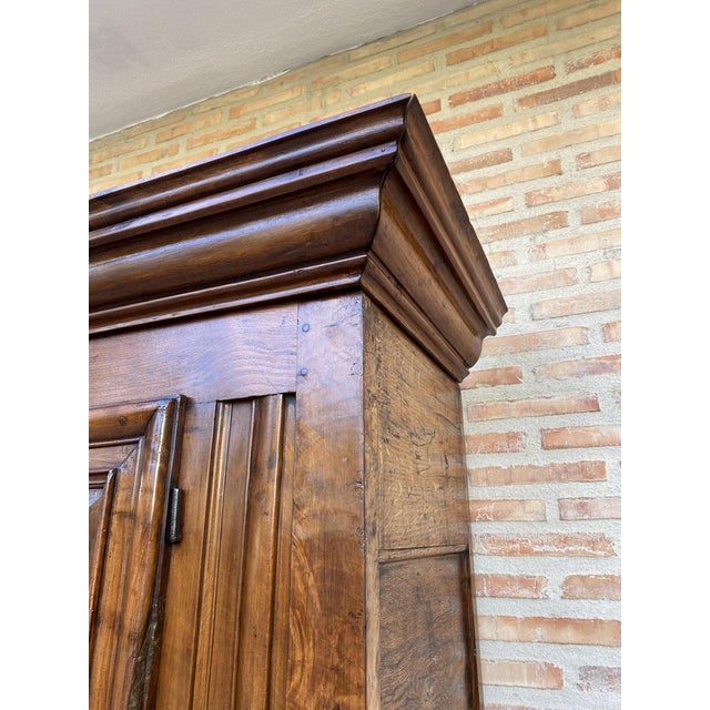 Antique Dutch Baroque Light Oak Cupboard or Cabinet, 18th Century For Sale - Image 15 of 18