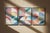 2026, Color Field Bauhaus Triptych of Modernist Floral Axis, Modern Painting on Watercolor Paper by Natalia Roman For Sale In Miami - Image 6 of 11