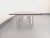 Metal Vintage Space Age Rectangular Coffee Table in Smoked Glass and Chrome Metal, 1970s For Sale - Image 7 of 15