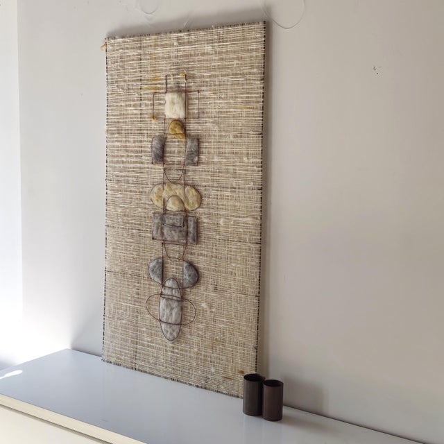 Metal Organic Modern Tapestry in Hand-Spun and Crafted Wool from M. Dombrowsky, 2026 For Sale - Image 7 of 16