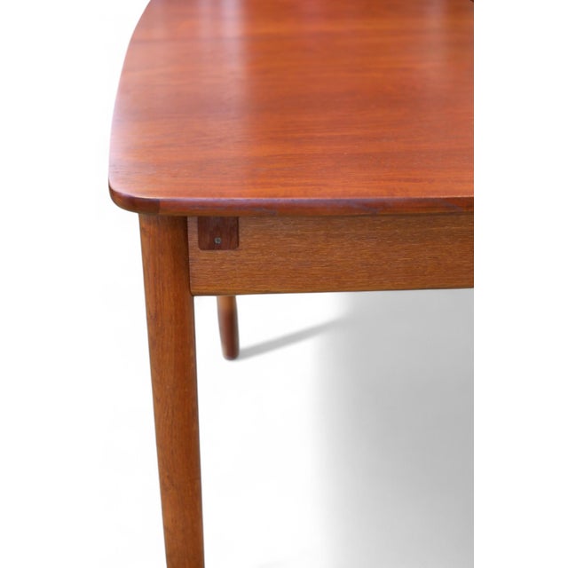 Mid-Century Modern The Bovirke Dining Table in Teak with Double Extensions by Finn Juhl for Bovirke, Danmark, 1940s For Sale - Image 3 of 18