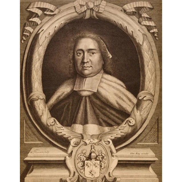 This is an early 18th century portrait of Sir John Powell entitled "The Honorable Sr. John Powell, Knight. one of the...