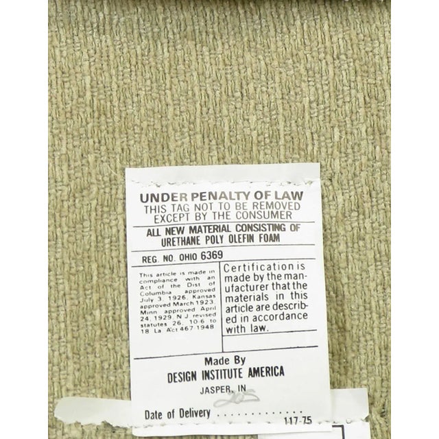 Set of Six Art Deco Revival Brass Dining Chairs by Design Institute of America For Sale - Image 9 of 10