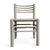 Dining Chairs in Light Grey Wood with Leather Seats, Germany, 1970s, Set of 5 For Sale - Image 12 of 18