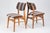 Mid-Century Modern Dining Room Chairs in Beech and Corduroy, 1950s, Set of 2 For Sale - Image 6 of 17