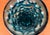 Mid-Century Modern Space Age Blue Bubble Glass Vase by Wilhelm Braun-Feldweg for Hirschberg, Germany, 1960s For Sale - Image 5 of 16