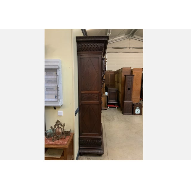 Antique Neo-Renaissance Display Bookcase, 1870 For Sale - Image 3 of 14