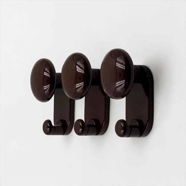 Vintage Wall Hooks by Carlo Bartoli for Con, Italy, 1970s, Set of 3 For Sale - Image 4 of 13