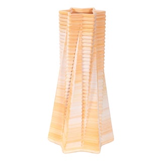 Linnet Grooved Vase- Short For Sale