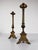 Italian Baroque Style Church Candlesticks in Gilt Bronze, Set of 2 For Sale - Image 10 of 17