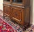 Antique English Jacobean Bookcase Bookshelf Cabinet Double Door Oak c.1930s For Sale - Image 12 of 17