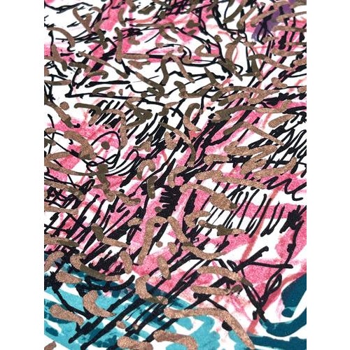 1980s Jean-Paul Riopelle, The Seasons of Saint-Cyr-en-Arthies No. 2, Les Hautes Grouettes, 1985, Lithograph For Sale - Image 5 of 6