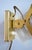 Gold Mid-Century Diabolo Scissor Lamp attributed to Karl Lang for Sis Licht, 1950s For Sale - Image 8 of 9