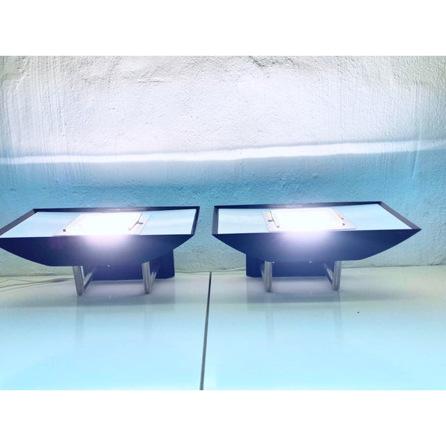 1990s Vintage Halogen Wall Lamps by Fratelli Martini, 1980s, Set of 2 For Sale - Image 5 of 16