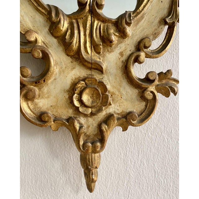 Louis XV Style Console with Mirror, 1950s, Set of 2 For Sale - Image 6 of 15