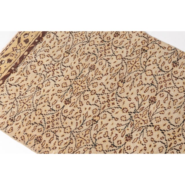 Textile Oushak Vintage Runner Rug For Sale - Image 7 of 10